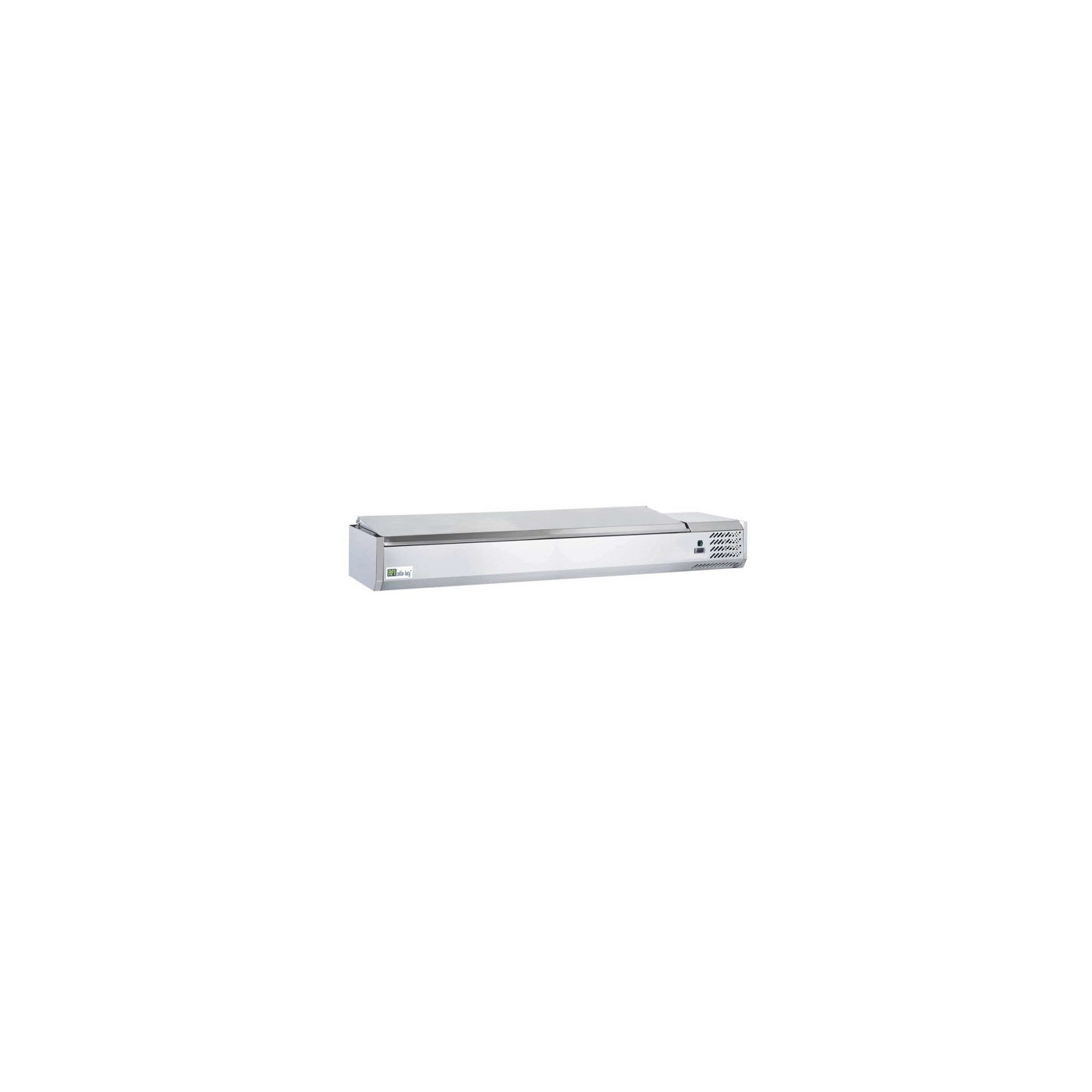 Kit réfrigéré à couvercle inox 7GN1 3 et 1GN1 2 P.395mm AFI-mondialchr.com