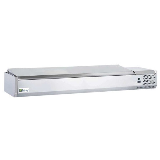 Kit réfrigéré à couvercle inox 9 bacs 1 3 P.395mm AFI-mondialchr.com