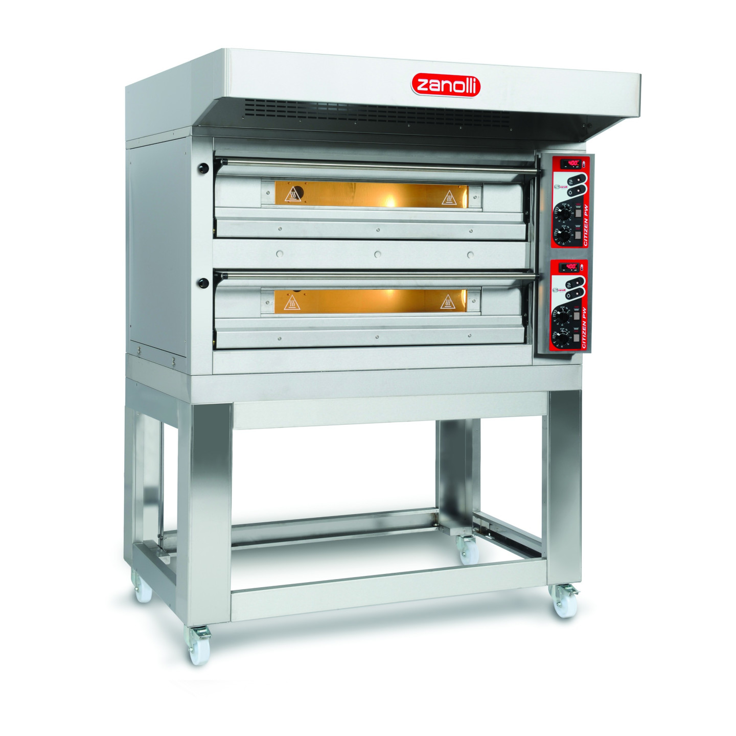 Four à pizza électrique Zanolli Citizen E 2×9 pizzas -mondialchr.com