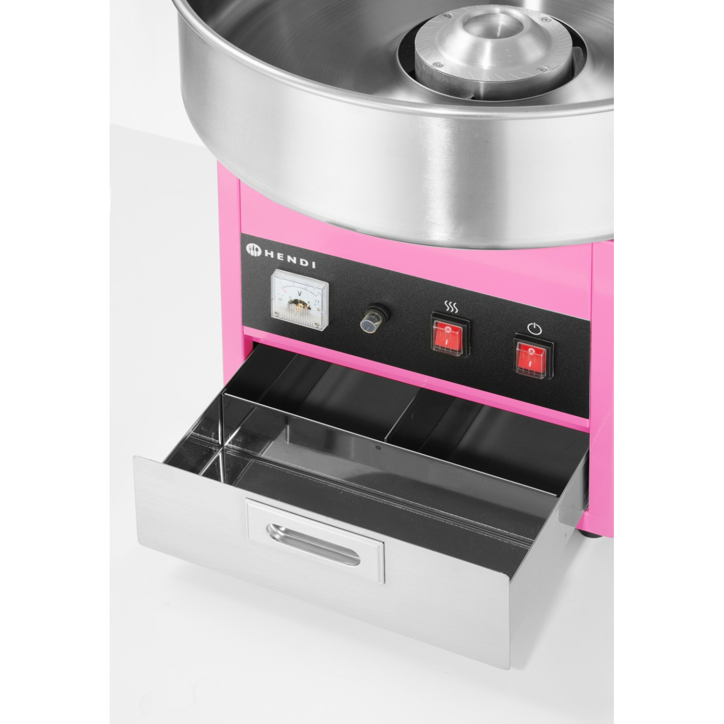Machine à barbe à papa Inox 282731 HENDI-mondialchr.com
