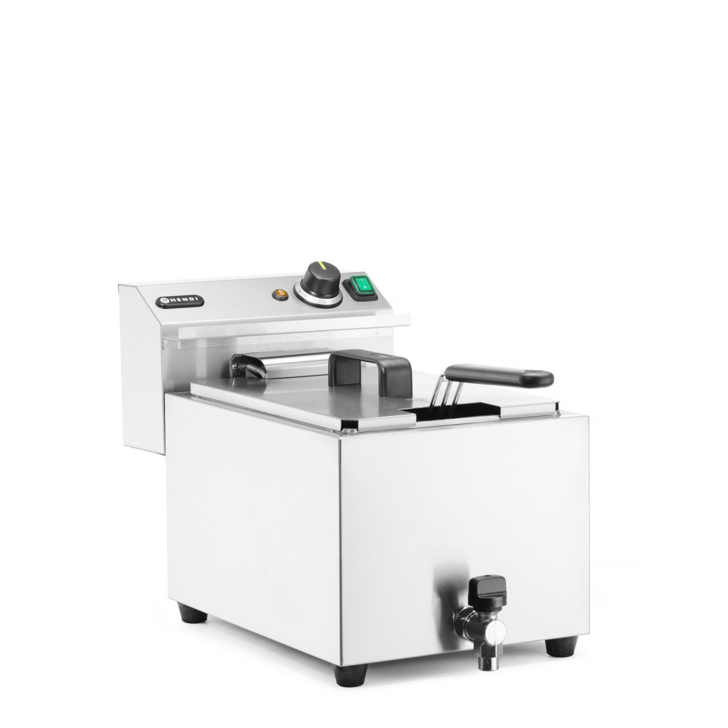 Friteuse Profi Line avec robinet de vidange 10L HENDI-mondialchr.com