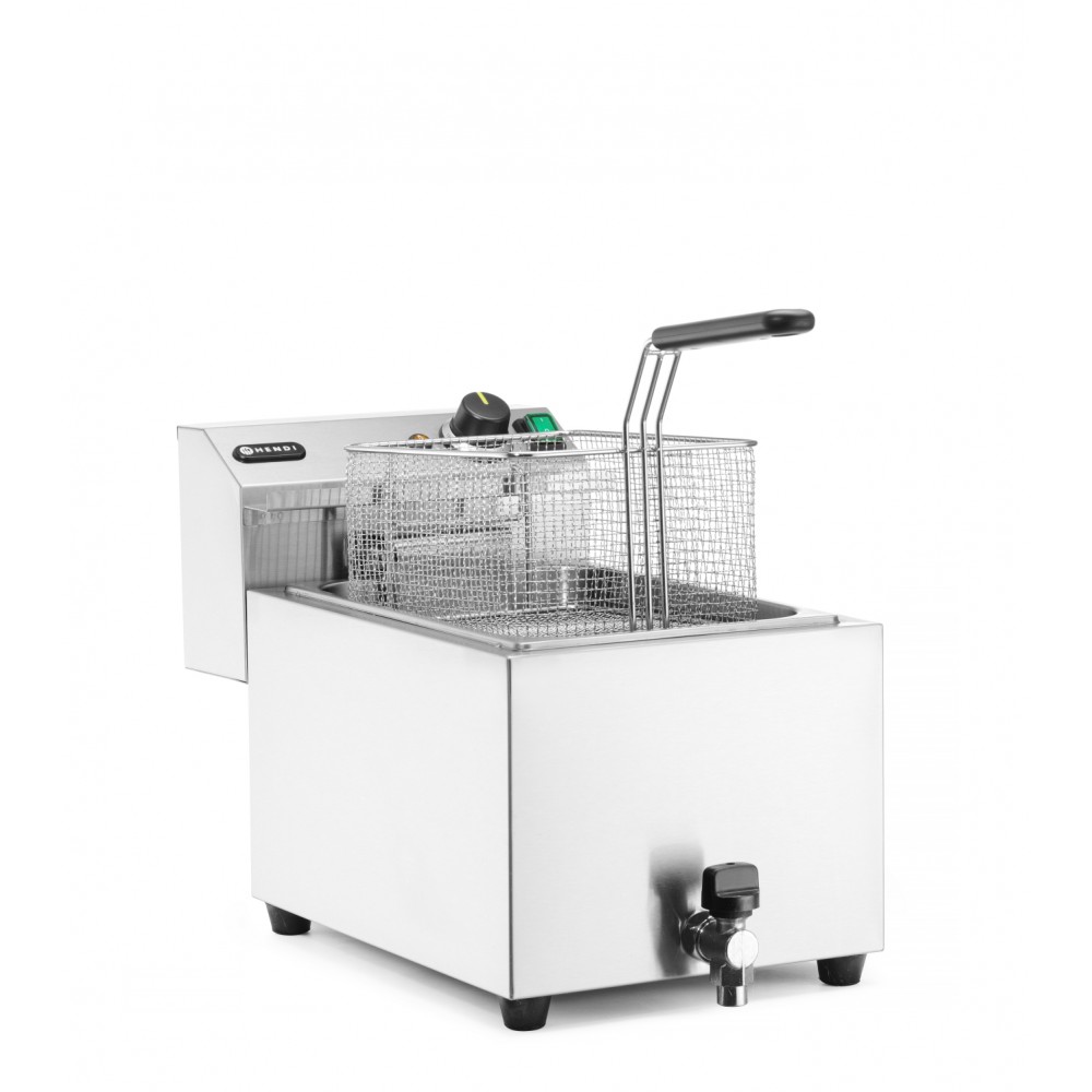 Friteuse Profi Line avec robinet de vidange 10L HENDI-mondialchr.com