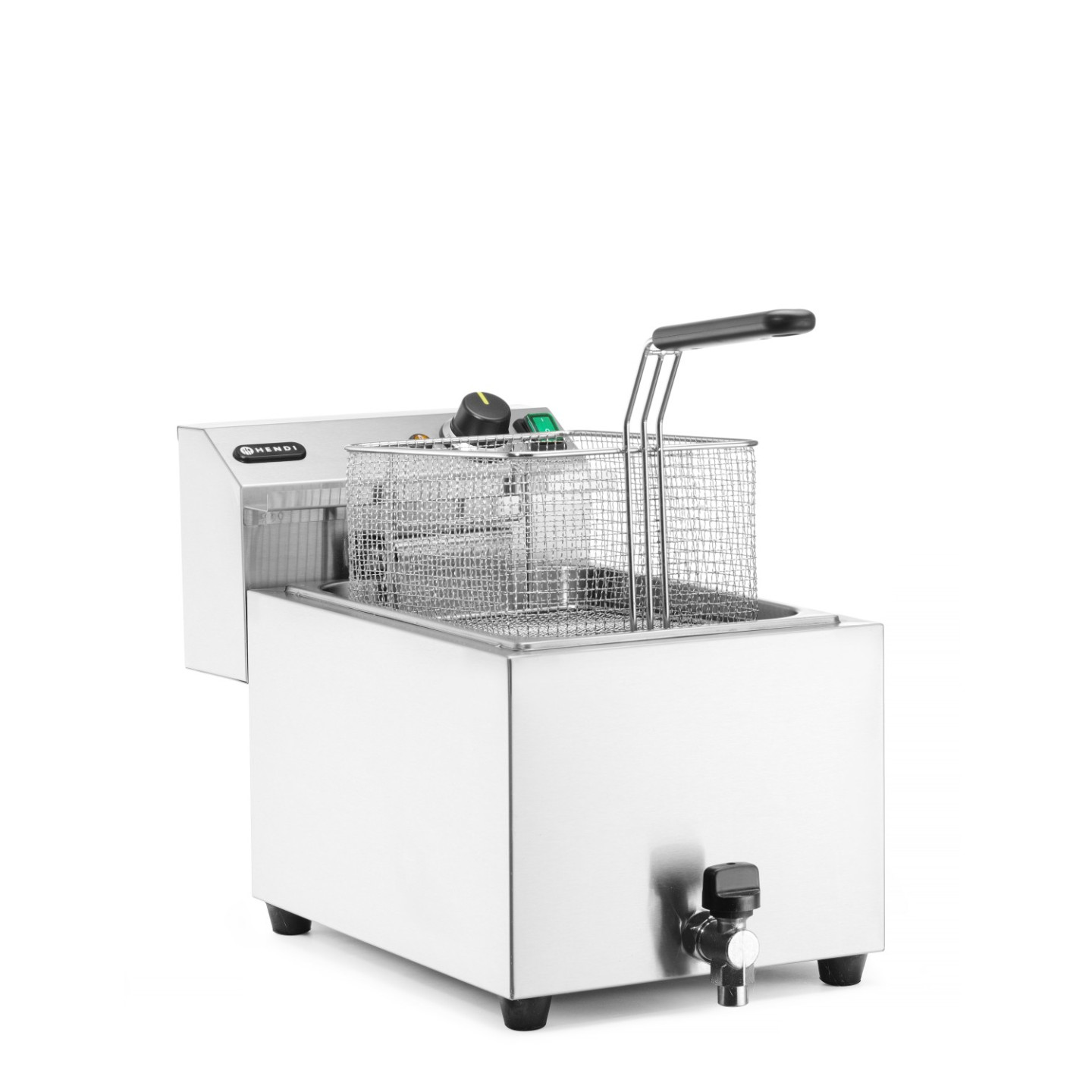 Friteuse Profi Line avec robinet de vidange 10L HENDI-mondialchr.com