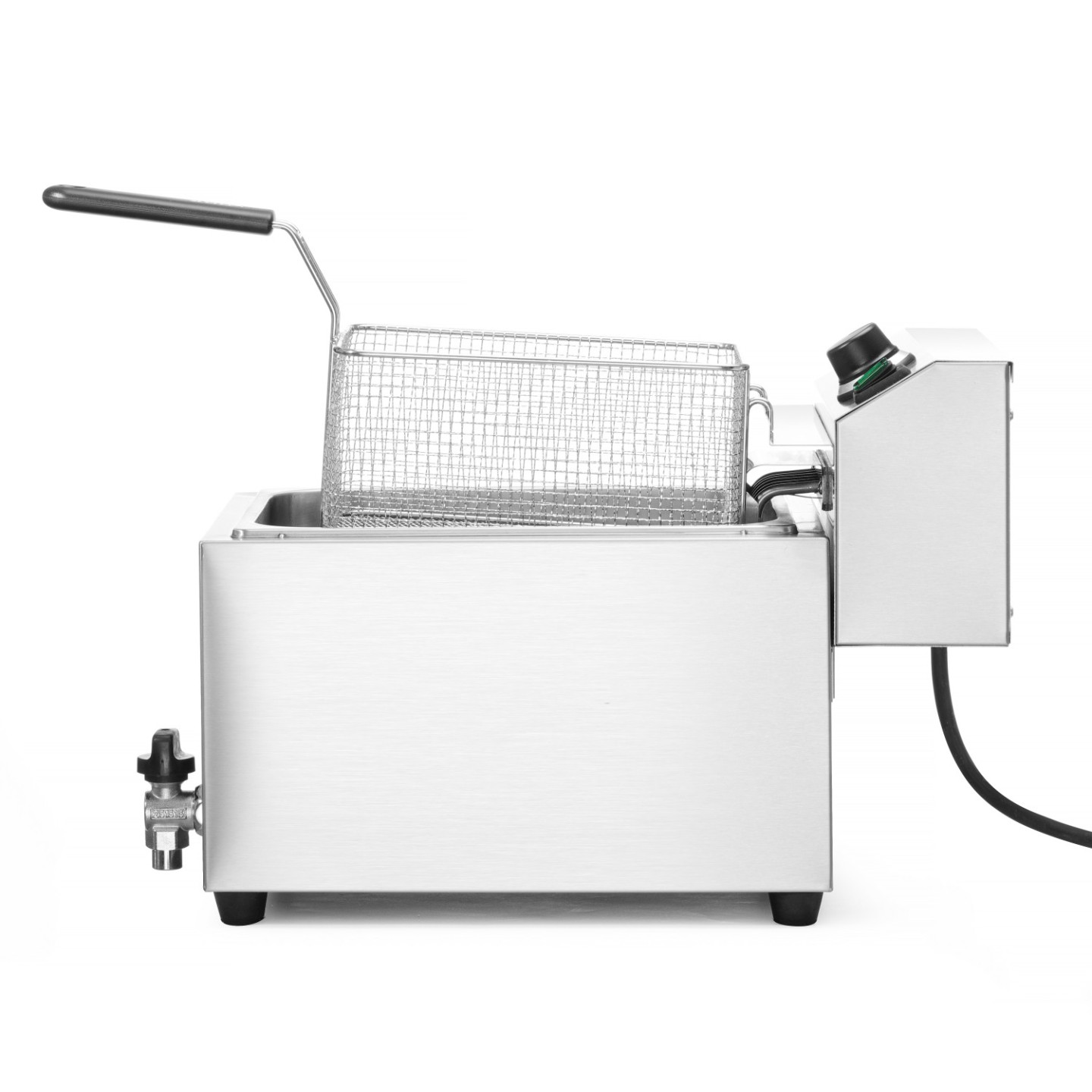Friteuse Profi Line avec robinet de vidange 10L HENDI-mondialchr.com