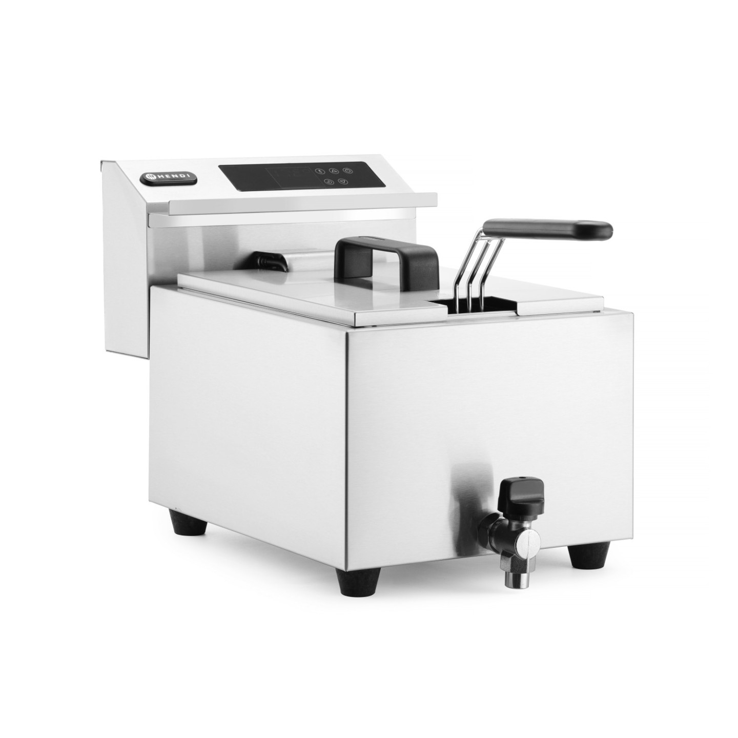 Friteuse avec robinet de vidange numérique 8L HENDI-mondialchr.com