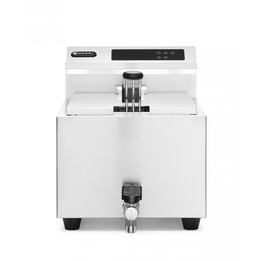 Friteuse avec robinet de vidange numérique 8L HENDI-mondialchr.com