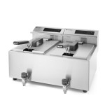Friteuse avec robinet de vidange numérique 16L HENDI-mondialchr.com