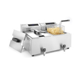 Friteuse avec robinet de vidange numérique 16L HENDI-mondialchr.com
