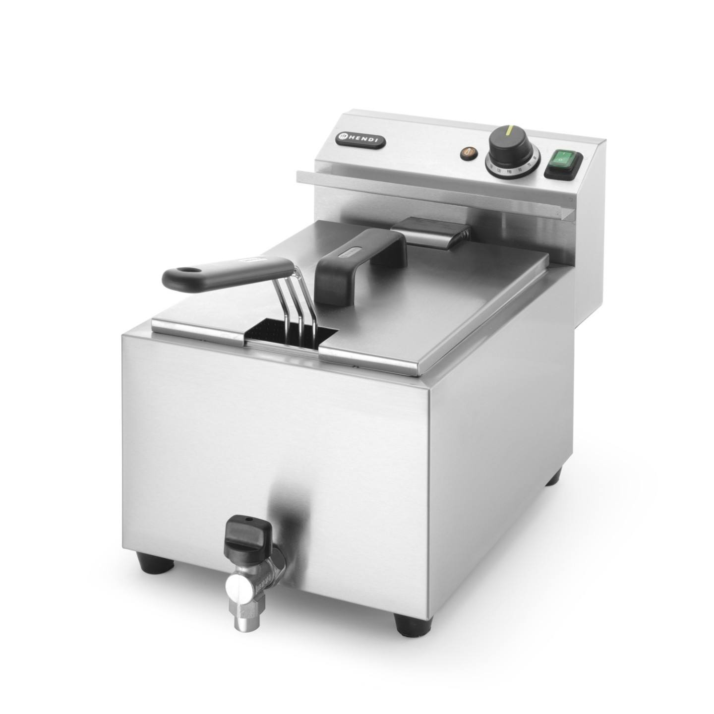 Friteuse Profi Line 8L avec robinet de vidange HENDI-mondialchr.com
