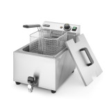 Friteuse Profi Line 8L avec robinet de vidange HENDI-mondialchr.com