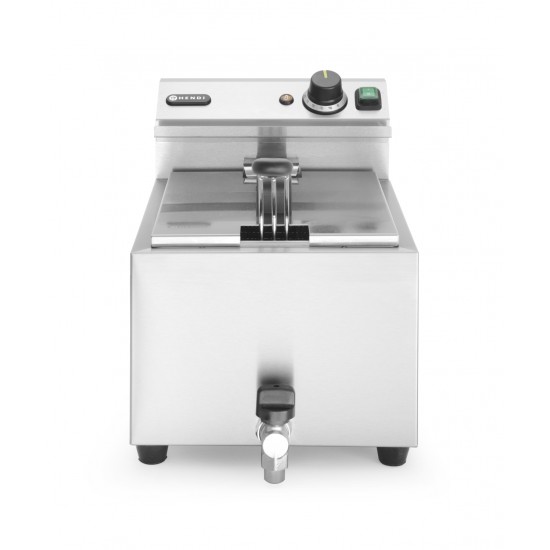 Friteuse Profi Line 8L avec robinet de vidange HENDI-mondialchr.com