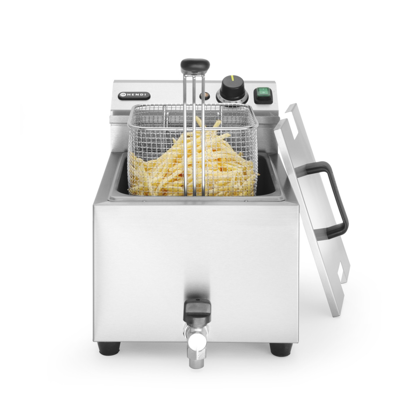 Friteuse Profi Line 8L avec robinet de vidange HENDI-mondialchr.com