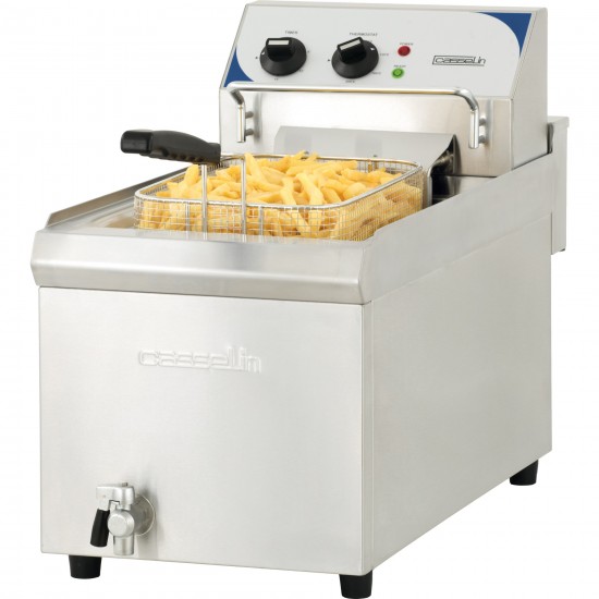 Friteuse électrique professionnelle 10L sur pieds Casselin-mondialchr.com