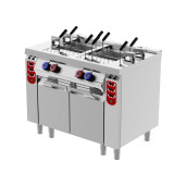 Cuiseur à pâtes gaz double cuve haut gamme CPG72M0 Desco -mondialchr.com