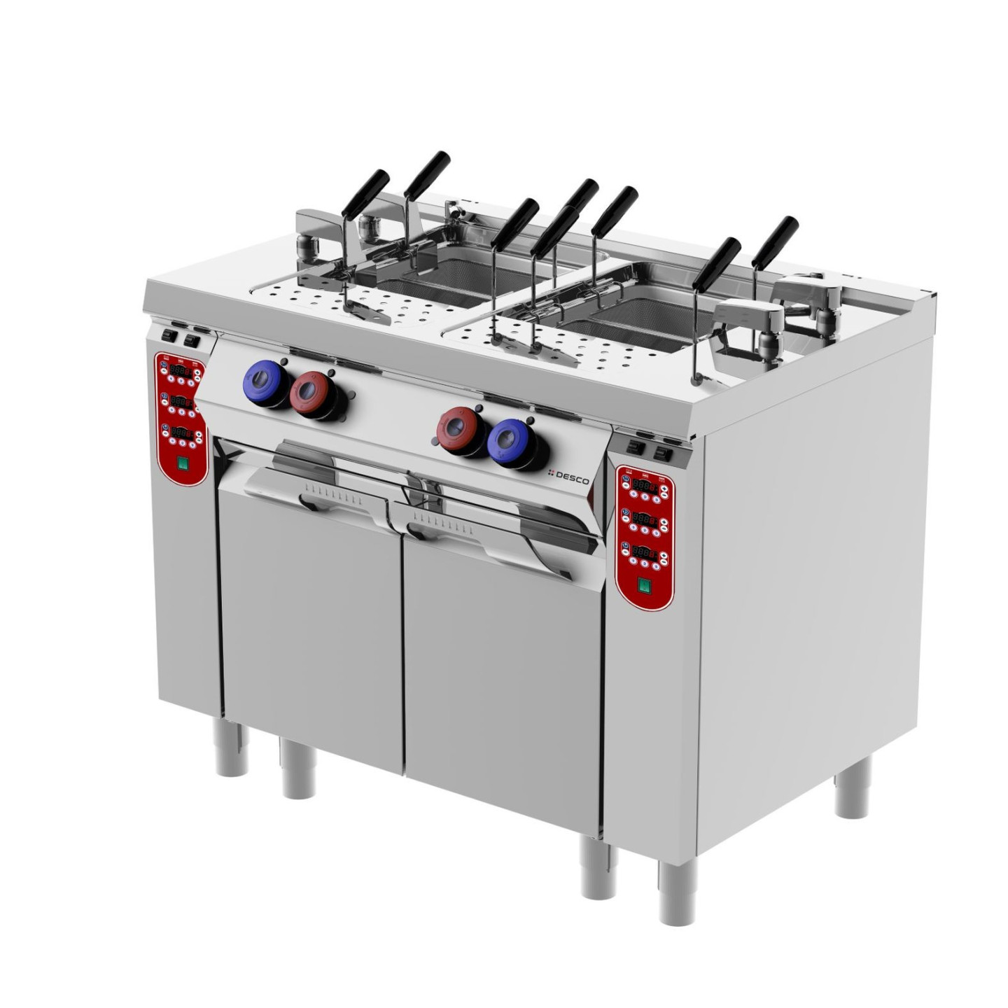 Cuiseur à pâtes gaz double cuve haut gamme CPG72M0 Desco -mondialchr.com