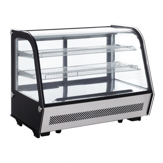 Vitrine réfrigérée professionnelle arrondi 120L CUISTANCE-mondialchr.com