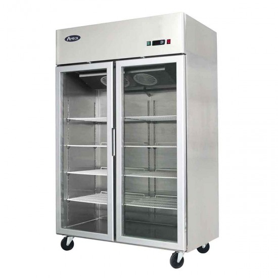 Armoire réfrigérée vitrée positive 1240L Atosa-mondialchr.com