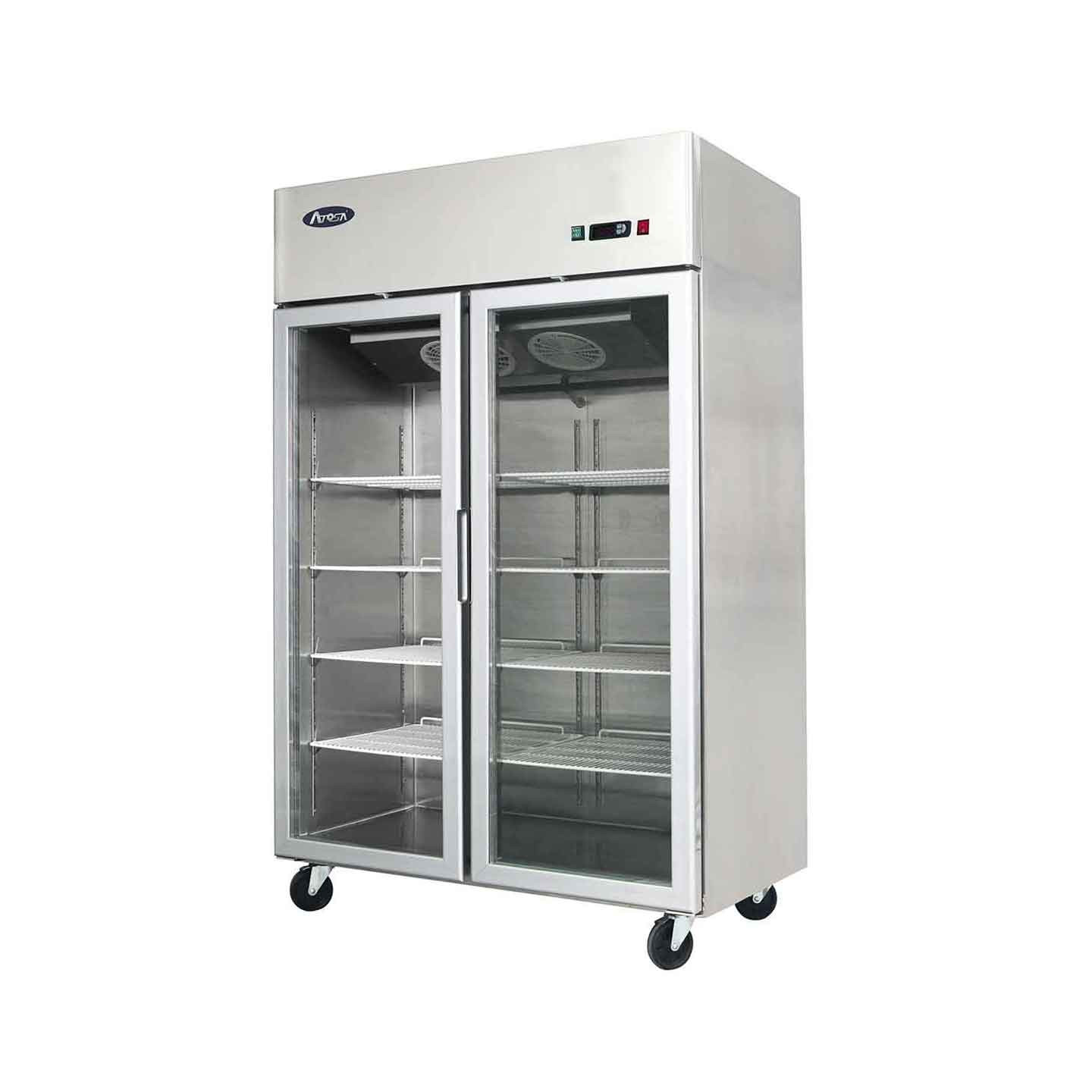Armoire réfrigérée vitrée positive 1240L Atosa-mondialchr.com