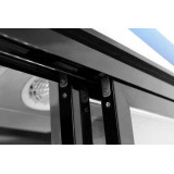 Armoire vitrée positive noire 1 portes MCF8727GR Atosa - mondialchr.com