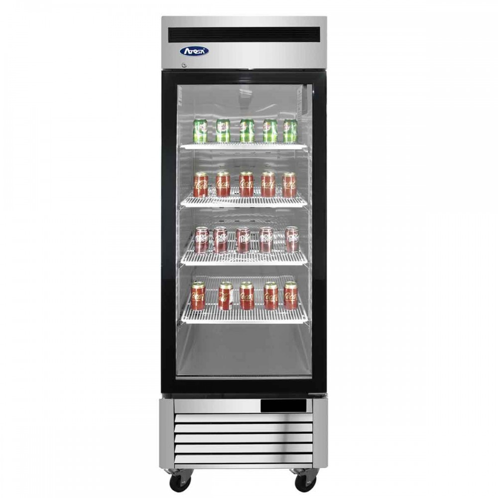 Armoire réfrigérée vitrée positive 610L MCF8705GR Atosa -mondialchr.com