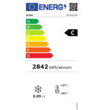 Armoire réfrigérée vitrée négative 610L inox Atosa-mondialchr.com