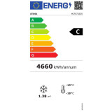 Armoire réfrigérée vitrée négative 1300L inox Atosa-mondialchr.com