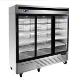 Armoire réfrigérée vitrée positive 2050L inox Atosa-mondialchr.com