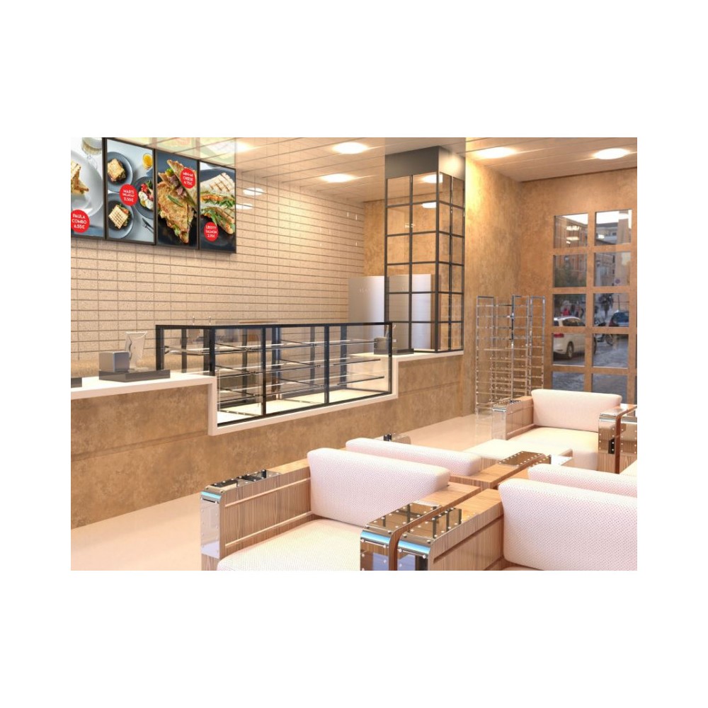 Vitrine réfrigérée encastrée 620mm DP-120-20 Drop-in Sayl-mondialchr.com