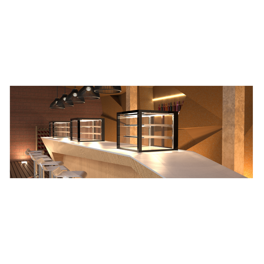 Vitrine chauffante Grab&Go encastrable 600mm Drop-in Sayl-mondialchr.com